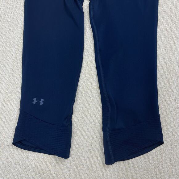 Under Armour Dark Navy Blue Compression Cropped Leggings Size‎ Small - Picture 3 of 7